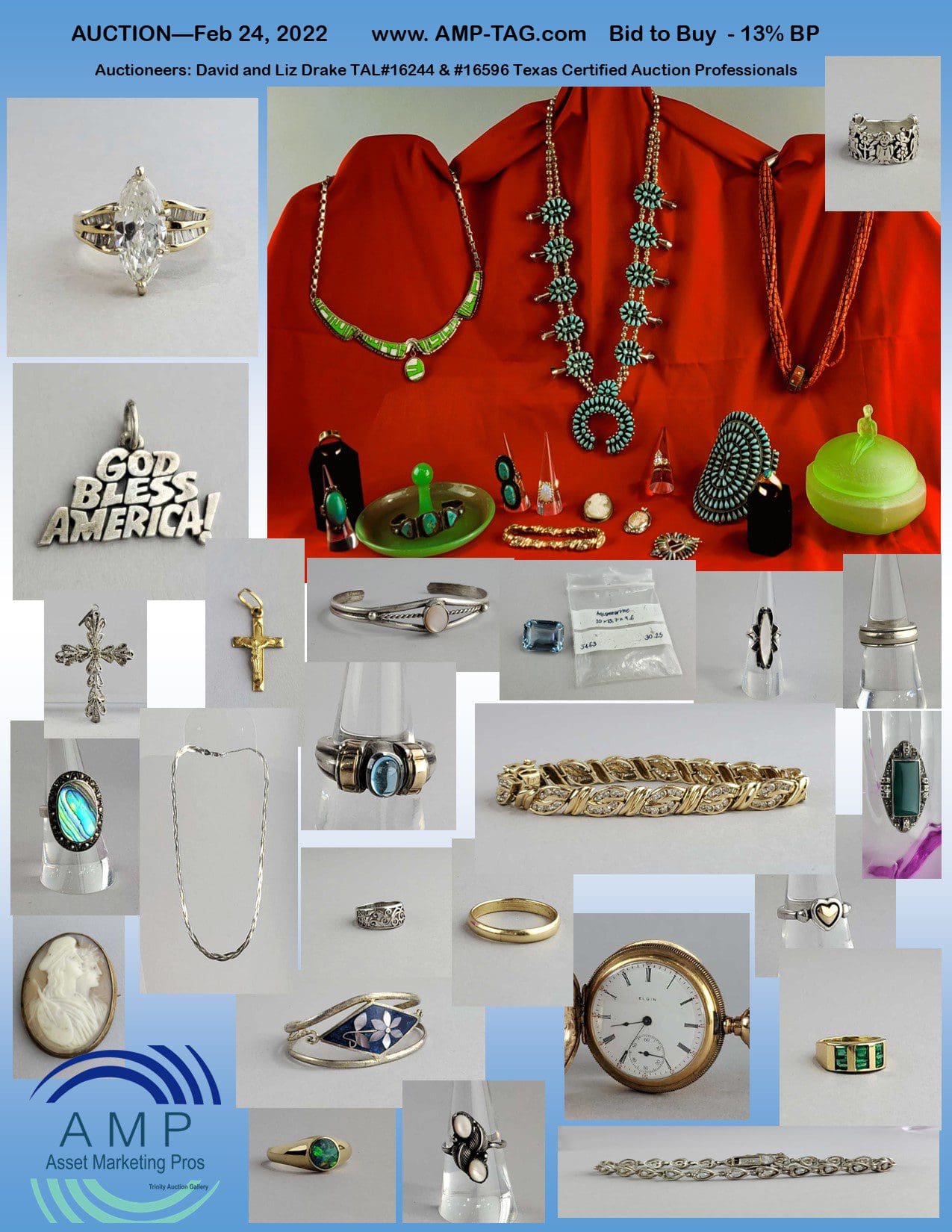 Gold Diamonds Gemstones Silver Native American