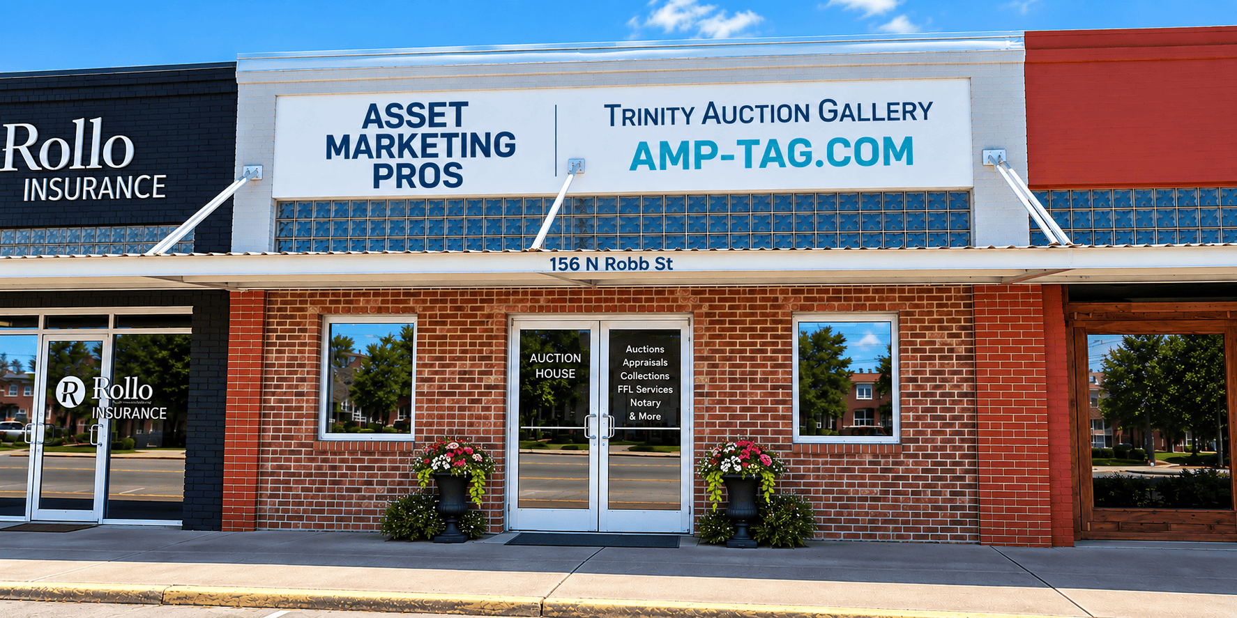 AMP Asset Marketing Pros LLC Storefront on HWY 19 Trinity, TX