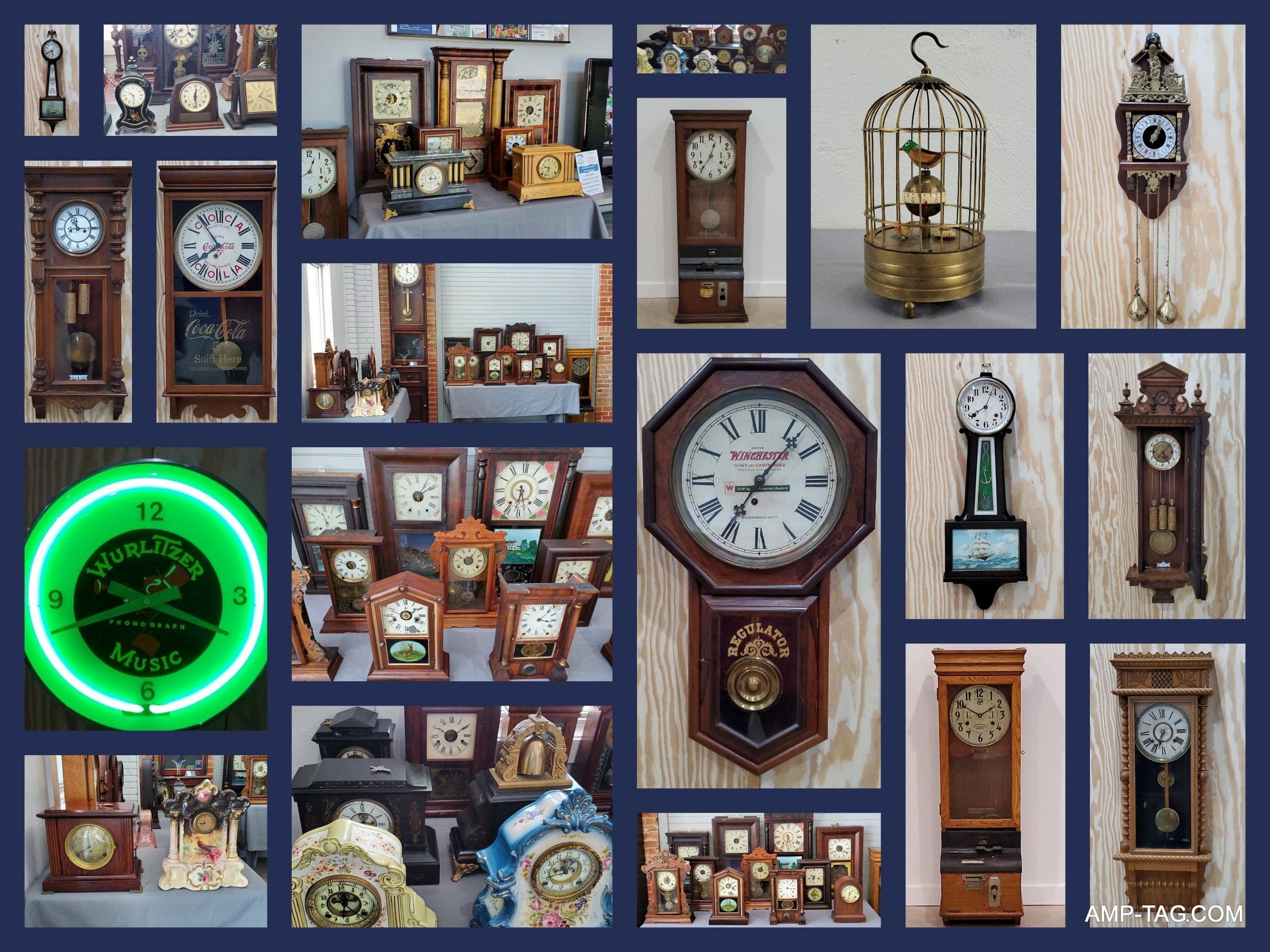Antique Clock Collection up for Auction