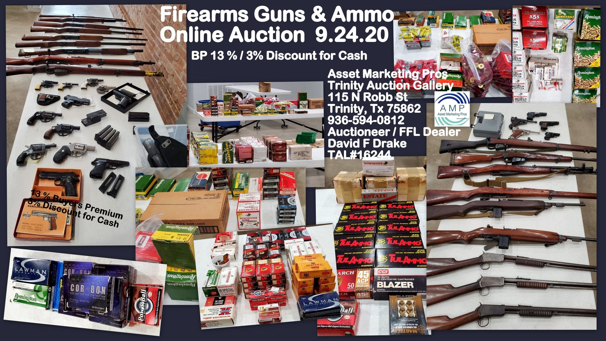 Time for another Firearms, Gun and Ammo Auction