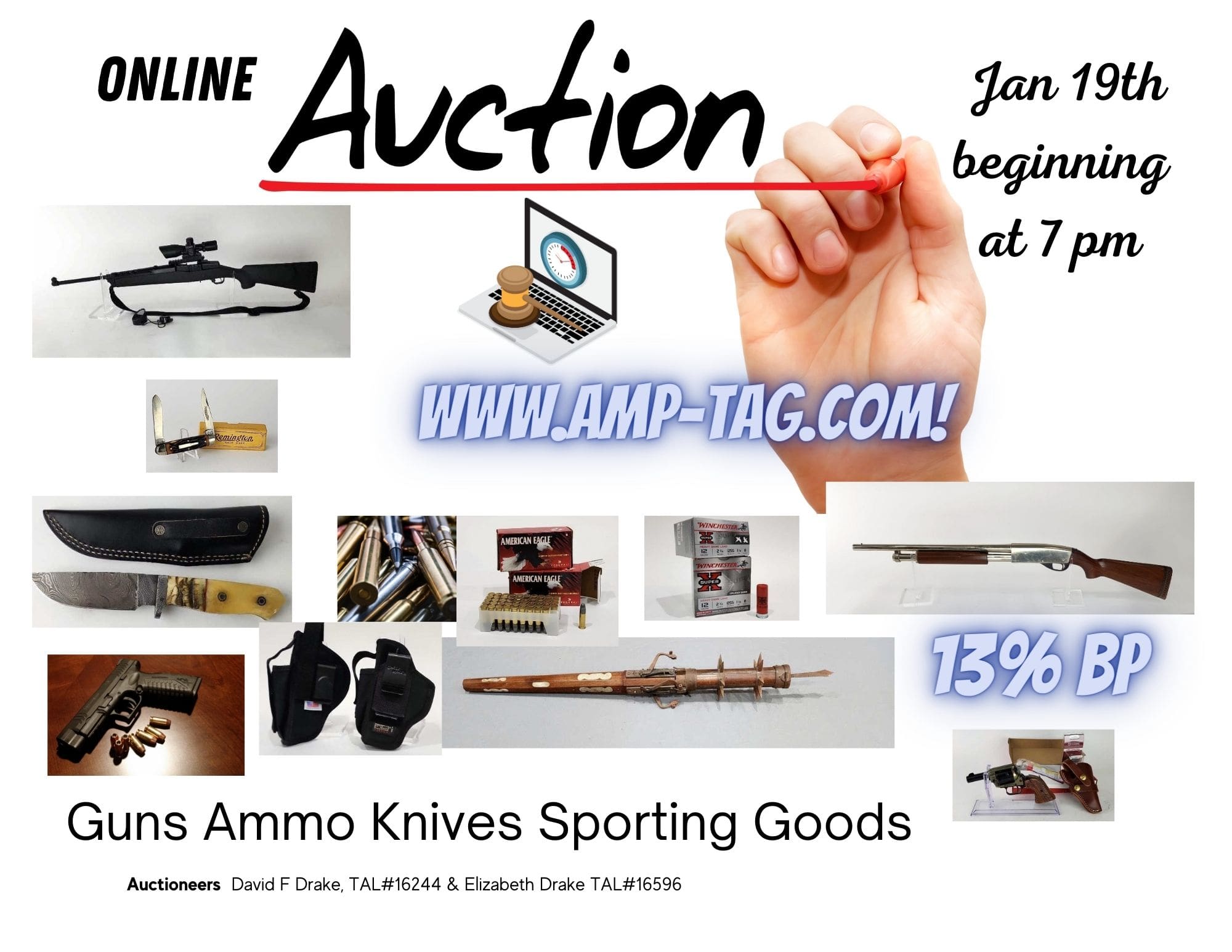 Online Sporting goods Auction 01.19.23