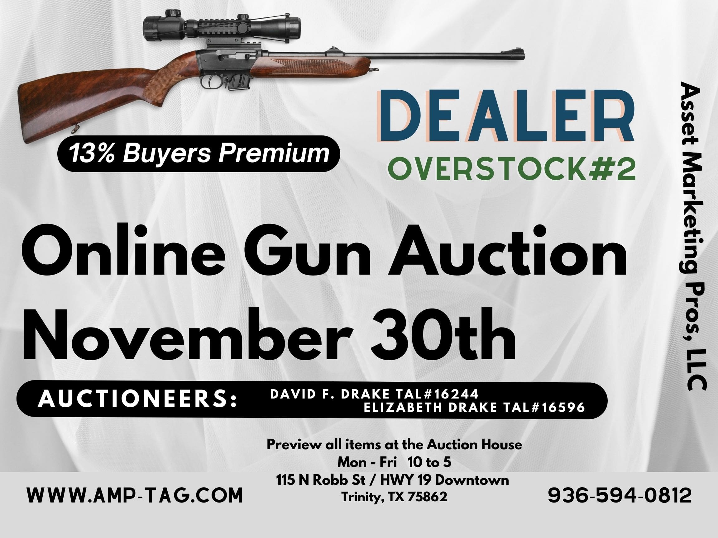 Online Gun Dealer Auction Final Sale